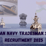 Indian Navy Tradesman Skill Recruitment 2025 Released -Submit an online application for 1315 positions.