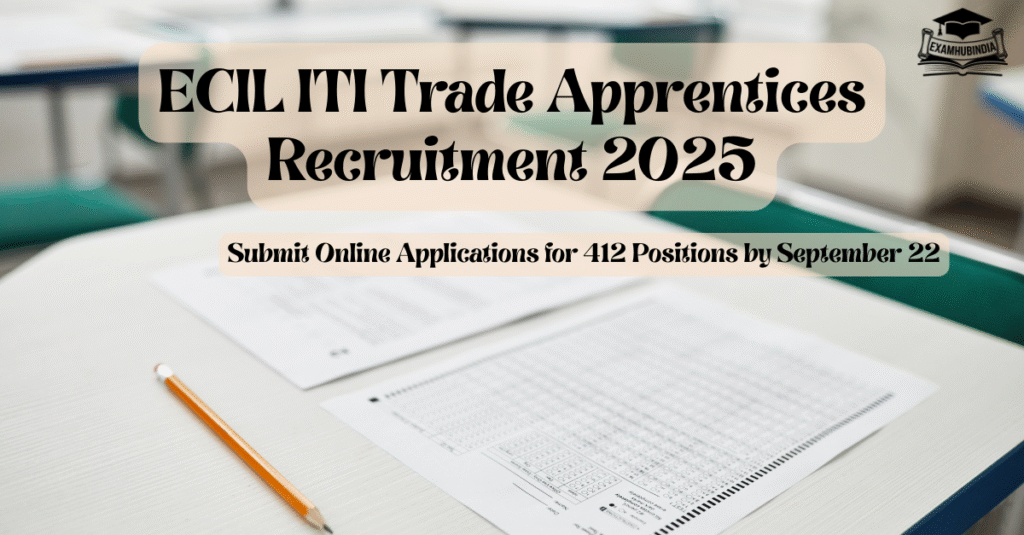 ECIL ITI Trade Apprentices Recruitment 2025 