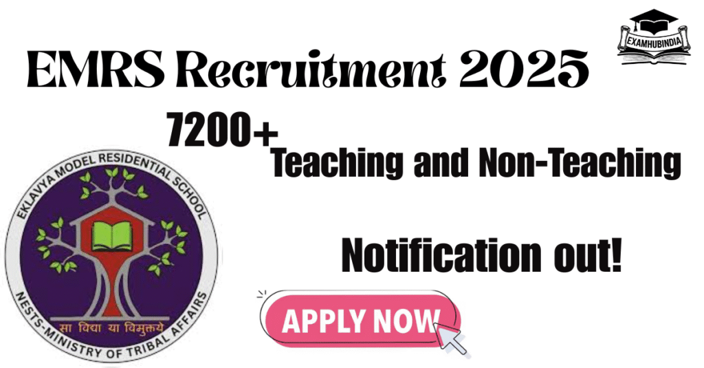 EMRS Teaching and Non-Teaching Recruitment 2025