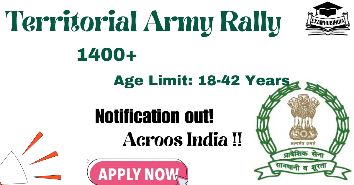 Territorial Army Rally Recruitment 2025