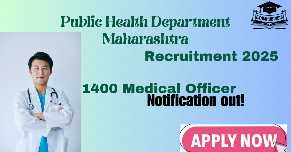Public Health Department Maharashtra — Medical Officer Recruitment 2025