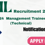 SAIL Management Trainee Recruitment 2025