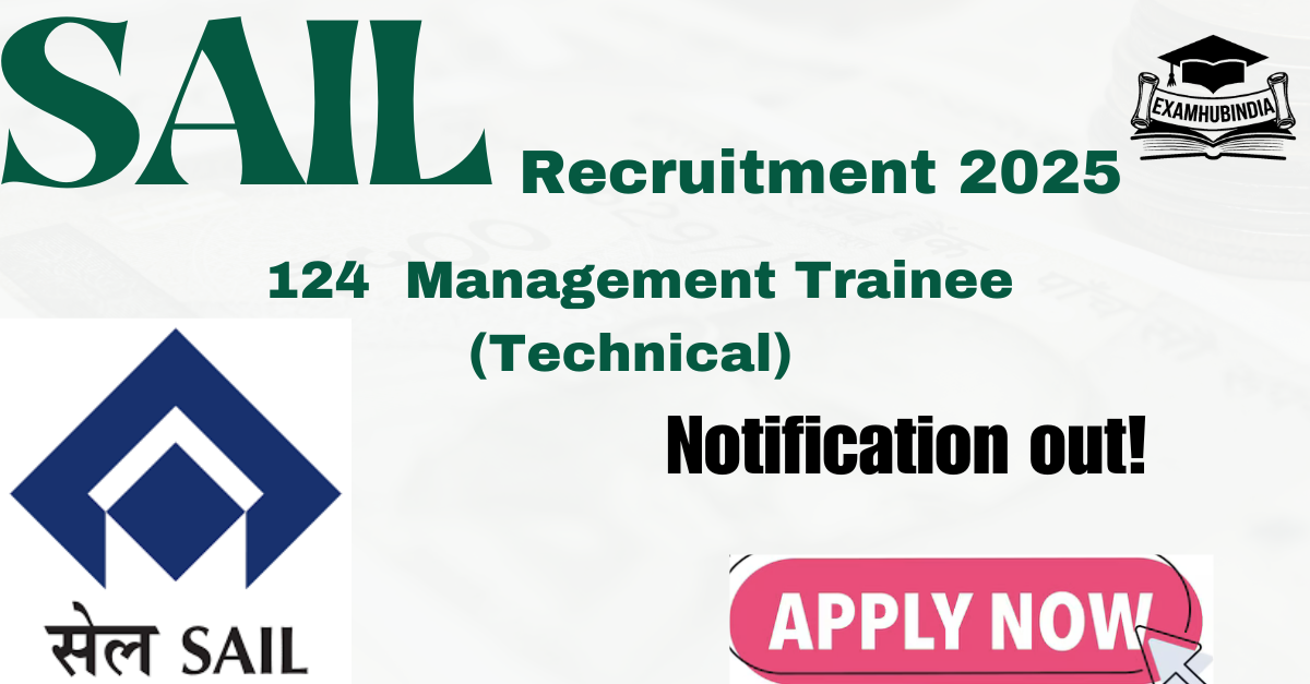 SAIL Management Trainee Recruitment 2025