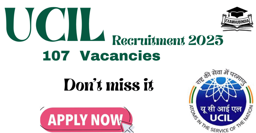 UCIL Recruitment 2025 