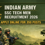 Indian Army SSC Tech Men Recruitment 2026 – Apply Now