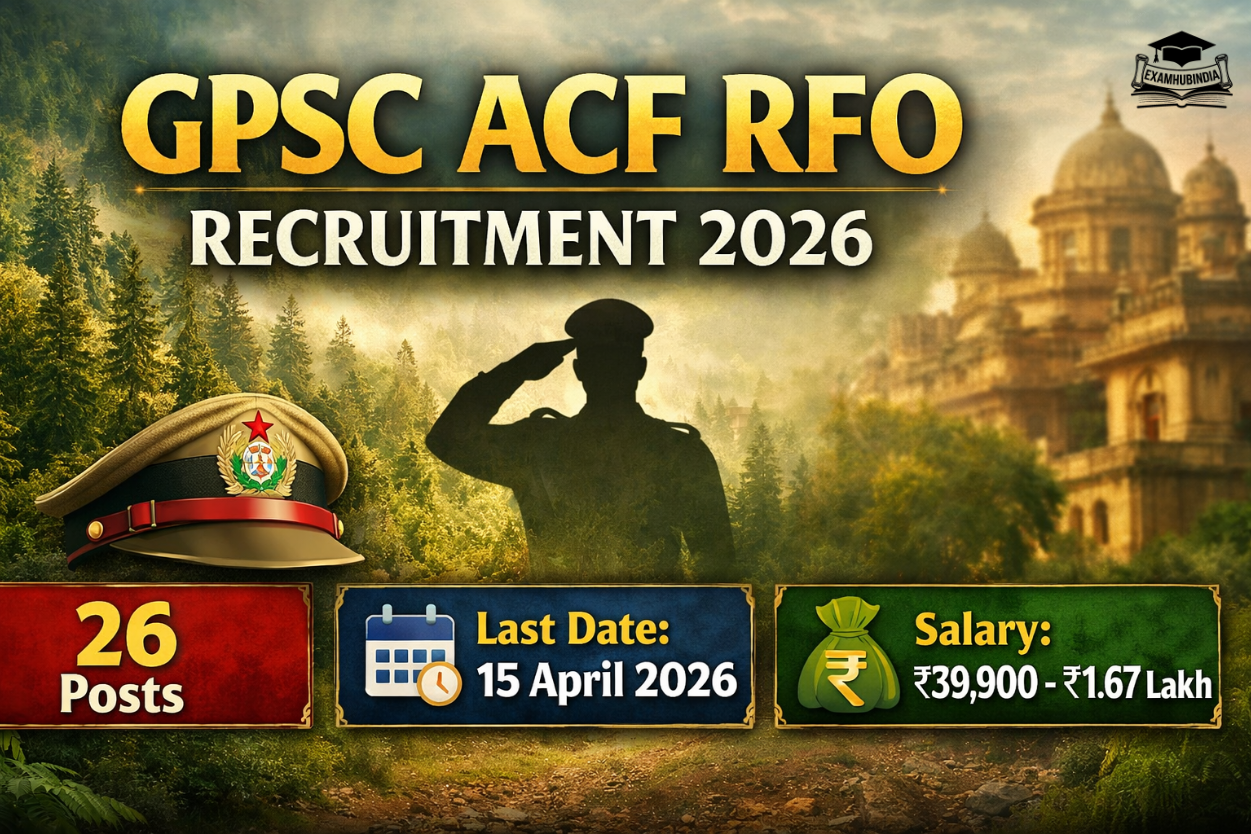 GPSC ACF RFO Recruitment 2026 – Forest Service Jobs