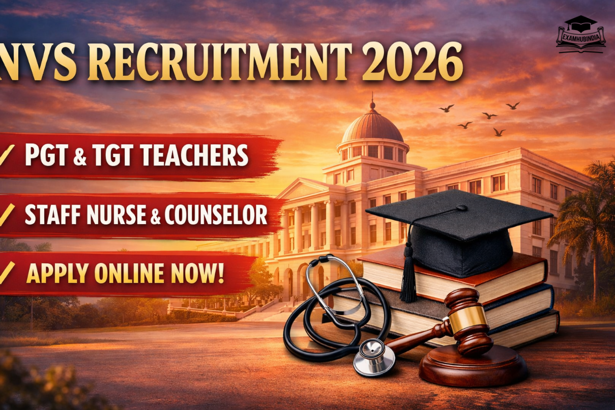 New update NVS Teaching and Non Teaching Recruitment 2026 Notification Out